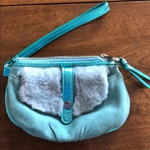 Light Blue Ugg Wristlet